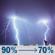 Tonight: Showers and thunderstorms. Cloudy. Low around 69, with temperatures rising to around 71 overnight. South wind 6 to 14 mph, with gusts as high as 24 mph. Chance of precipitation is 90%. New rainfall amounts between 1 and 2 inches possible. Tonight: Showers And Thunderstorms
