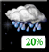Sunday Night: A slight chance of rain showers before 8pm. Mostly clear, with a low around 64. Chance of precipitation is 20%. Sunday Night: Slight Chance Rain Showers then Mostly Clear
