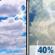 Thursday: Partly Sunny then Chance Showers And Thunderstorms