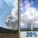 Wednesday: Patchy Smoke then Slight Chance Showers And Thunderstorms