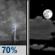 Monday Night: Showers And Thunderstorms Likely then Partly Cloudy