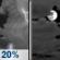 Wednesday Night: Slight Chance Showers And Thunderstorms then Mostly Cloudy