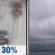 Saturday: Chance Light Rain then Cloudy
