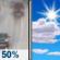 Saturday: Chance Light Rain then Mostly Sunny