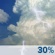 Wednesday: Slight Chance Showers And Thunderstorms